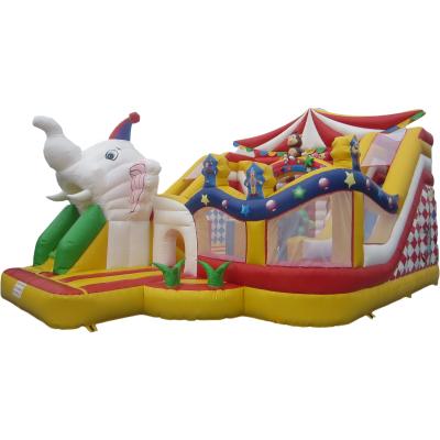 China Paradise Inflatable Fun Inflatable Elephant Playground Circus for sale