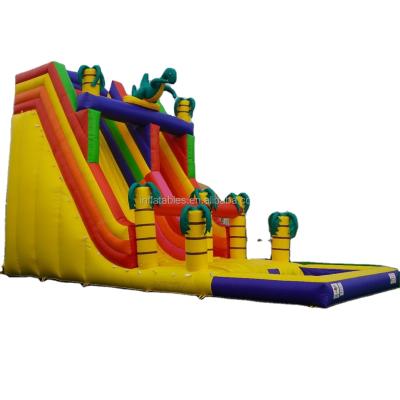 China HOT Selling Inflatable Slides With Pool Bouncer Bouncy Castle Inflatable Combo Games 8*5*8M for sale