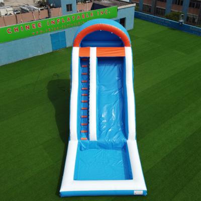 China Plastic Rental Event Party Water Use Commercial Inflatable Water Slide With Pool for sale