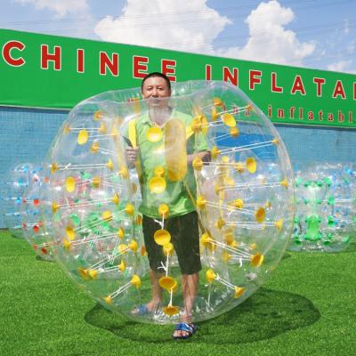 China Adult Inflatable Toy High Quality TPU/PVC Body Inflatable Zorb Ball Outdoor Activity Bubble Bumper Ball for sale