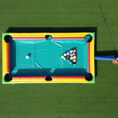 China PVC Inflatable Sports Games Interactive Billiards Inflatable Billiards Games for sale