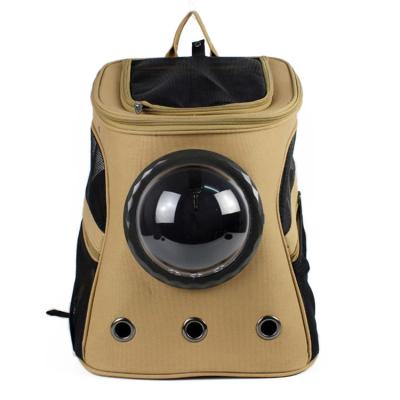 China Breathable Pet Travel Carrier Bag Bubble Backpack Pet Carriers Space Oxford Pet Backpack Bubble Window for sale