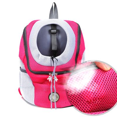 China Hot Selling Breathable Design Pet Travel Carrier Porous Bag Backpack Pet Carriers Space Trunk Pet Backpack for sale