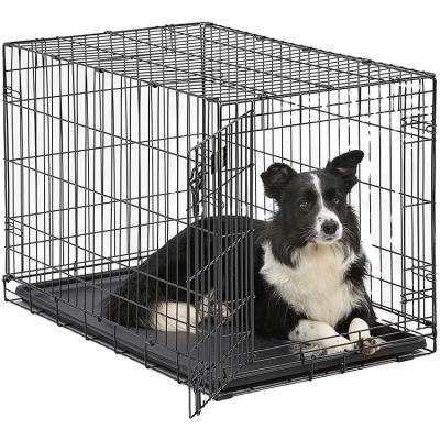 China Breathable Pet Cages Commercial Dog Cage Stainless Steel Dog Facilities Pet Cages Carriers Houses Dog for sale