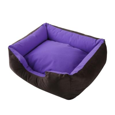 China Best Pet Travel Supplies Plush Durable Pet Bed For Dog Bed Various Size Luxury Suede Pet Bed for sale