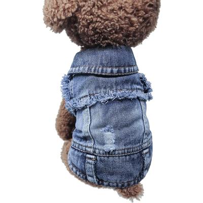 China Viable Rts Fashion Dog Denim Jacket Dog Jeans Jacket Clothes for sale