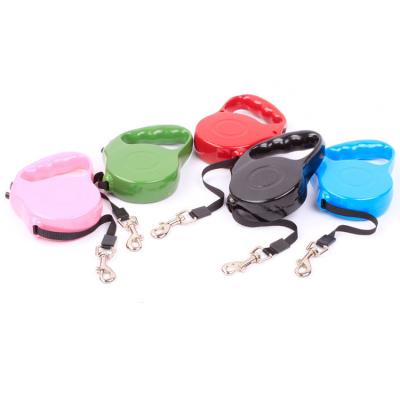 China Manufacturer Wholesale Small Large Stocked Plastic Nylon Multi-colors Automatic Retractable Dog Leash for sale