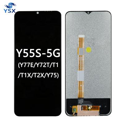 China lcd for original vivo Y77E Y55s 5G Y72T Y75 Screen Pantalla vivo Y77E Y55s 5G Y72T Y75 Mobile Phone LCDs For T1 T1X T2X Y77E/Y55s-5G/Y72T/T1/T1X/T2X/ Vivo Y75 for sale