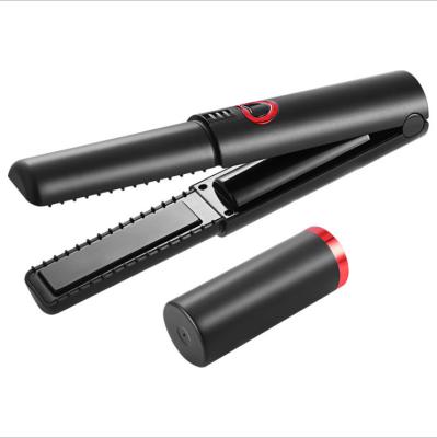 China Mini Hair Straightener Ceramic Custom Black Wholesale Private Label Portable Flat Iron for sale