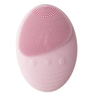 China New Design Eco-friendly Cordless Electric Silicone Instrument Cleaner Massager DEEP CLEANING Waterproof Facial Brush for sale