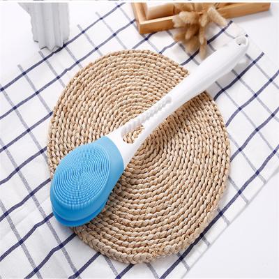 China Handle Long Ultra Long To Handle Waterproof Electric Silicone Bath Brush Body Massager Brush Cleaner for sale