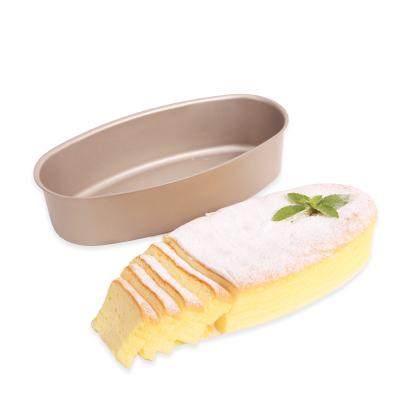 China CHEFMADE Ellipse Cheesecake Pan Oval Cake Bread And Sustainable Meat Bakeware Non Stick Baking Cake Pans for sale