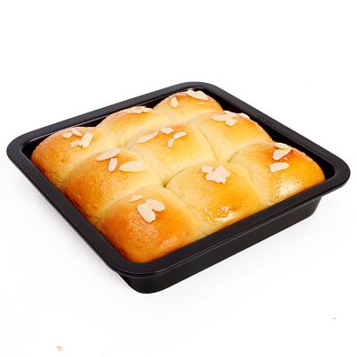 China Viable CHEF MADE Top Seller Carbon Steel No Stick Square Bakeware Tray Baking Plate Cake Pan for sale