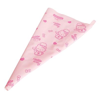 China CHEFMADE Viable Reusable Piping Biscuit Baking Cake Decorating Tool Creams Hello Kitty Pastry Bag for sale