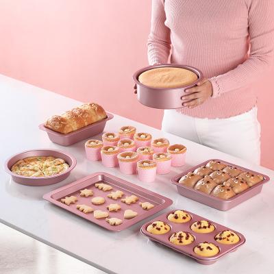 China CHEFMADE Viable 25Pcs Non Stick Home Base Bakeware Pan Tray Baking Cake Tool Set Chiffon Kids Silicone Kitchenware for sale