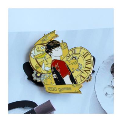 China Pop Hip Hop Pins Hard Enamel Craft For Hot Design for sale