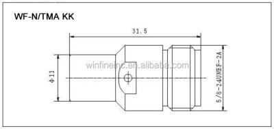 China RF TMA RF Coaxial Connector for sale