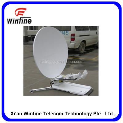 China 1.2m Automatic Portable Satellite Antenna WF-SPA1200KU for sale