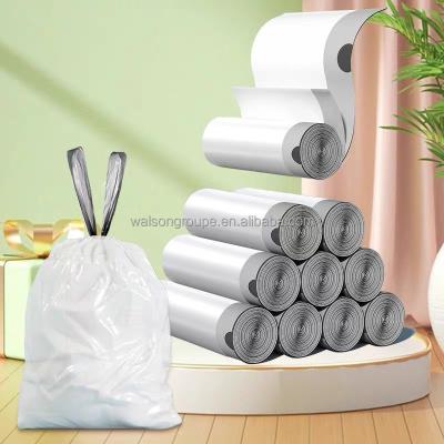 China BIODEGRADABLE Hot Sale 100% Cornstarch Drawstring Large Heavy Duty Eco Friendly Sustainable Compostable Biodegradable Garbage Waste Bag for sale