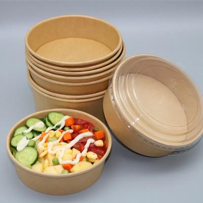 China biodegradable & 100% Compostable Wrapping Paper Food Grade Walson Soup Hot Paper Bowl For Soup Packaging for sale