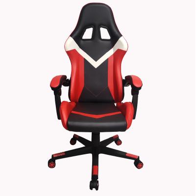 China (Size) Qulity Adjustable Reliable Red Customizable Nylon Armrests Car Racing Gaming Chair With Soft Pads Gaming For Internet Cafe for sale