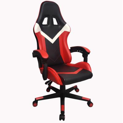 China (Size)Wholesale Price Adjustable Red Customizable Nylon Armrests Game Chair To Pack With Soft Pads Game For E-sports Hotel for sale