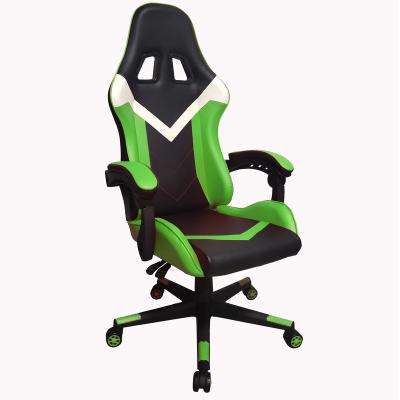 China (Size) 2021 New Adjustable Green Nylon Armrests Racing Ergonomic Office Gaming Chair / Gaming Chair With Soft Pads Gaming For Home for sale