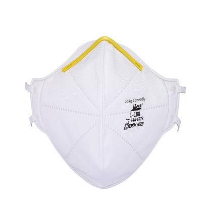 China 3 Ply N95 PP Breathable Disposable Particulate Respirator Face Mask Mouldable With Valve for sale