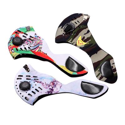 China Wholesale Anti Dust Adjustable Health Bike Bicycle Face Mask Recycling Motorcycle Anti Racing Ski Mask With Filter for sale