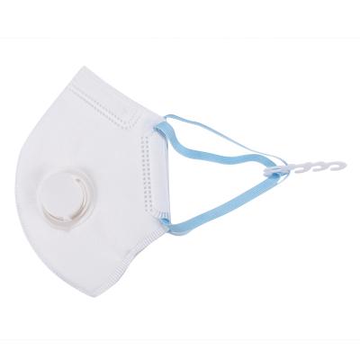 China Dust Grade Dust Breathable Folding Industrial Respirator N95 Mask With Breathing Valve for sale