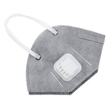 China Breathable Nonwoven FFP2 Dust Mask With Acticated Carbon And PM2.5 Valve Breathing Particulate Respirator for sale