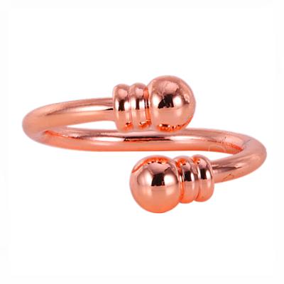 China TUNGSTEN Healing Copper Size 4 To 14 Different Fashion Ring Twisted Adjustable Ring for sale