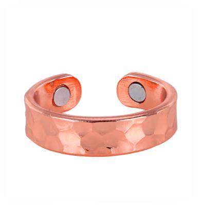 China Health Copper Economic Jewelry Adjustable Ring Magnets Ring Copper Ring for sale