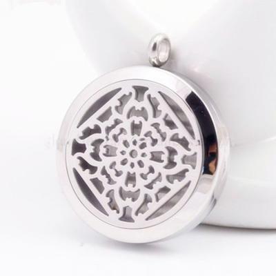 China Newest wenfanqi Pendant Jewelry Aromatherapy Essential Oil Car Diffuser 361L Stainless Steel 30mm Car Pendant for sale