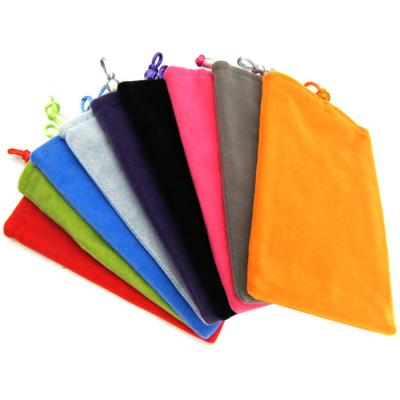 China China Recyclable Promotional Indian Jewelry Pouch Velvet Pouches Gift Bag Packing For Jewelry for sale