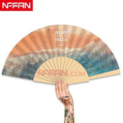 China China Diy Spanish Hand Held Folding Fans With Your Own Design for sale