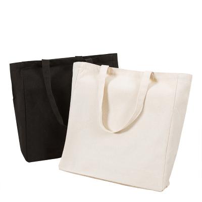 China Factory Direct Cotton Handled Canvas Portable Shopping Bag Custom Bag Direct Stock Empty for sale