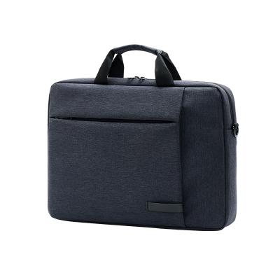 China Laptop Handbag Manufacturers Supply 14inch 15inch Tote Handbag Business Luxury Black Polyester Portable Laptop Bags for sale