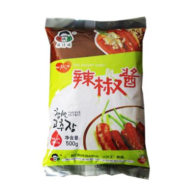 China Custom Wholesale Quality Chili Sauce Column Bag From Food Factory for sale