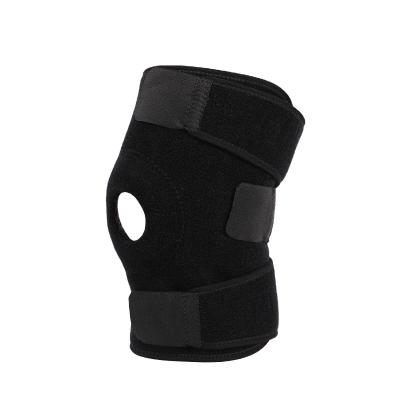 China Lightweight And Stable Neoprene Advanced Weightlifting Custom Knee Pad 7mm/mm Patella Open Knee Brace for sale