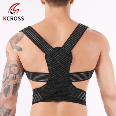 China High Quality Postural Back Neoprene Belt Back Support Adjustable Back Brace Corrector Straps Posture Corrector for sale