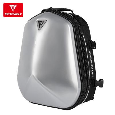 China Motorcycle Helmet MOTOWOLF Universal Simple And Fashionable Motorcycle Tail Large Capacity Outdoor Riding Bag for sale