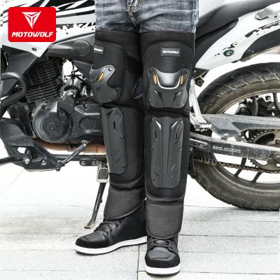 China Outdoor Knee Pads MOTOWOLF Winter Waterproof And Warm Motorcycle Bicycle Riding Thickened Windproof Warm And Anti-drop Knee Pads for sale