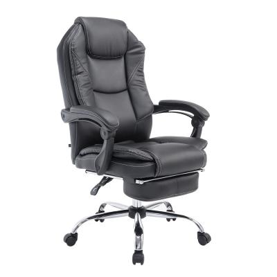 China Wholesale Price High-Back Executive Ergonomic PU Leather Swivel Chair Modern Office Chair for sale