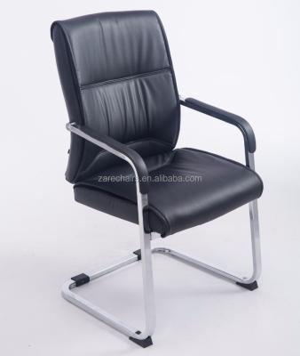 China Other ZARE Office Furniture Ergonomic PU Desk Chair Without Wheels for sale