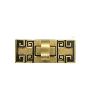 China Bag Handbag Garment Luggage Fashion Bag Accessories Bag Accessories Rectangular Metal Buckle Hardware Twist Lock for sale