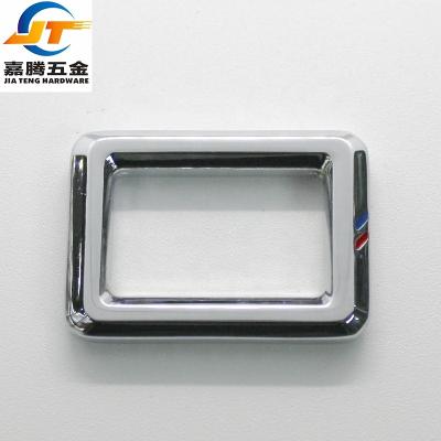 China Garment\jeans\DIY\bags\cover high quality custom metal rectangular ring buckle to adjust zinc alloy coated rectangular ring for sale