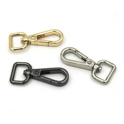 China Eco-Friendly High-End Rotary Square Flat Mouth Hook Tail Buckle Metal Buckle Dog Accessories Dog Accessories Bag Key Chain for sale