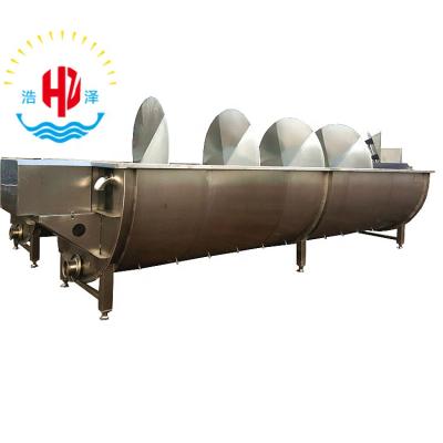 China POULTRY Large Capacity Screw Chiller For Chicken Processing Machine Poultry Slaughterhouse Equipment for sale