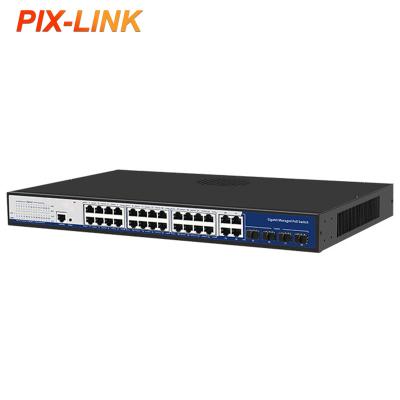 China Support VLAN 32 Gigabit Management PoE Port Network Switch for sale